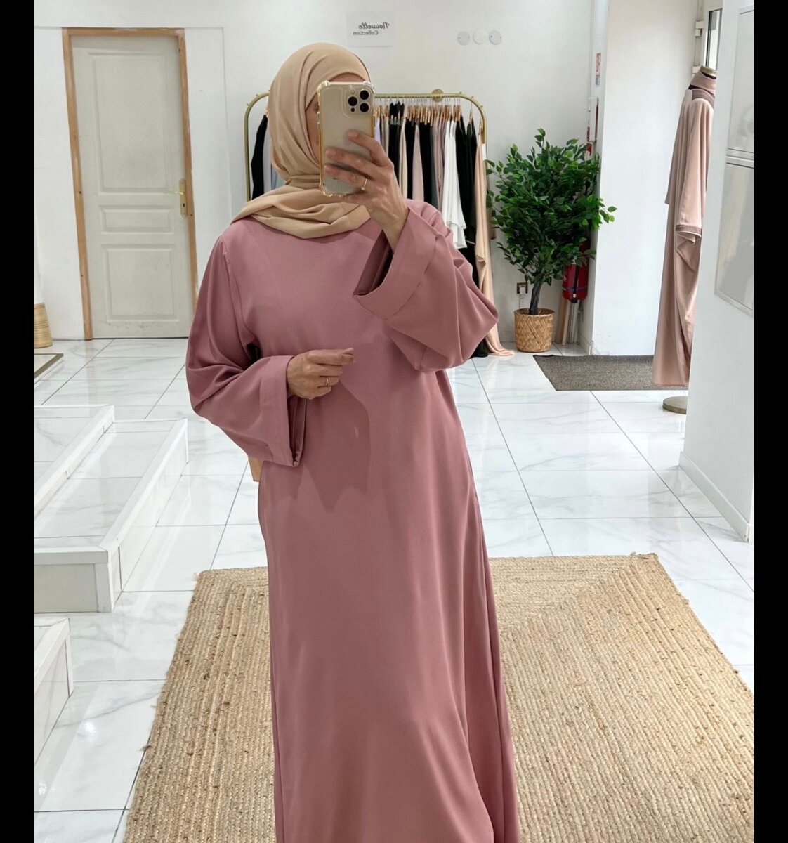 Robe Abaya Élégante Femme