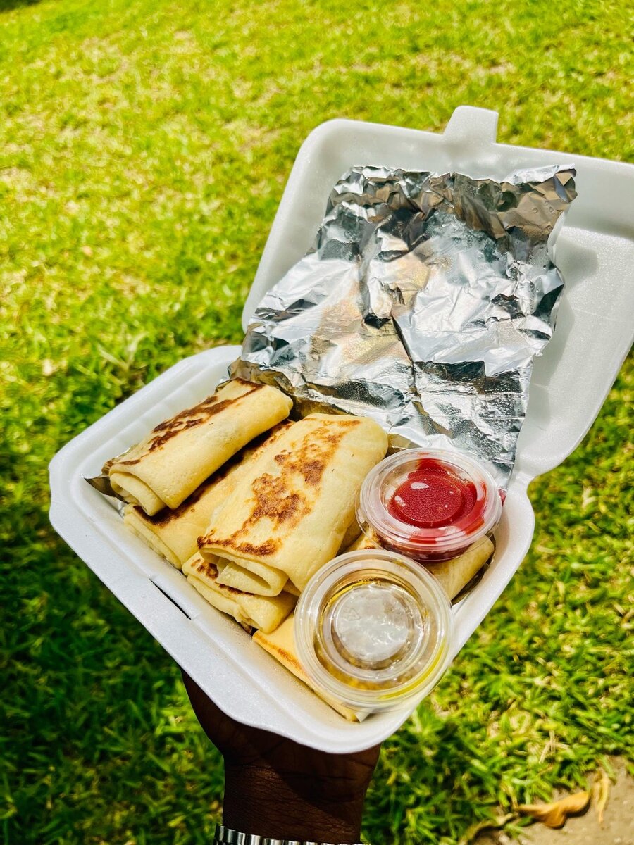 Crêpe viande hachée fromage