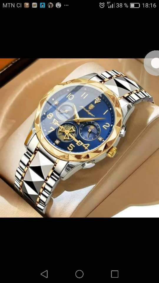 Montre Homme Quartz Luxe