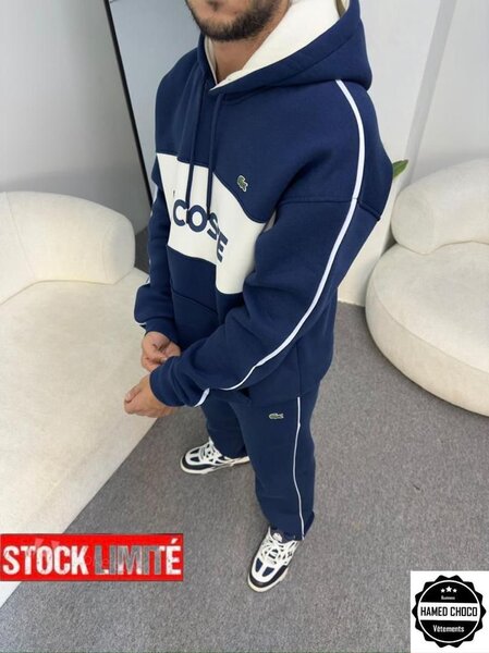 Ensemble Survêtement Bleu Homme