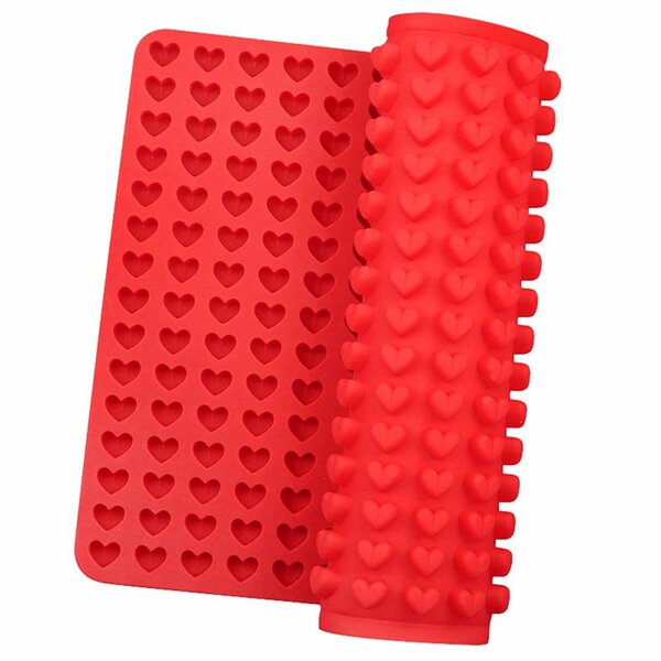 Moule en Silicone en forme de coeur, 255 cavités
