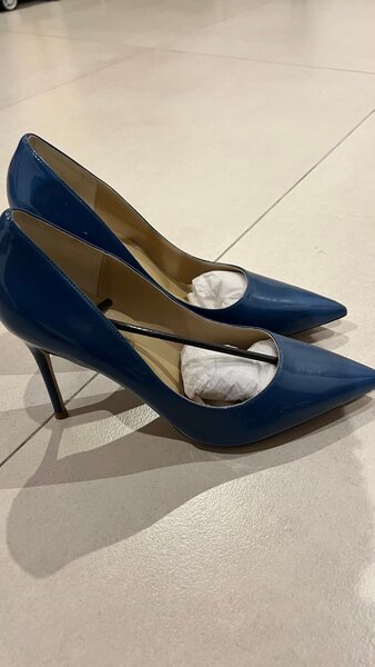 Elegant Blue Stiletto Heels