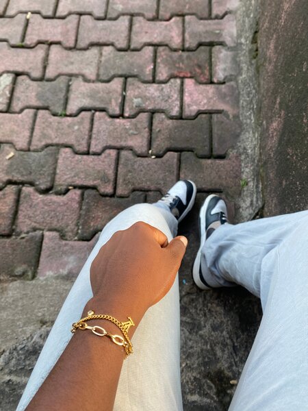 Bracelet doré pour homme