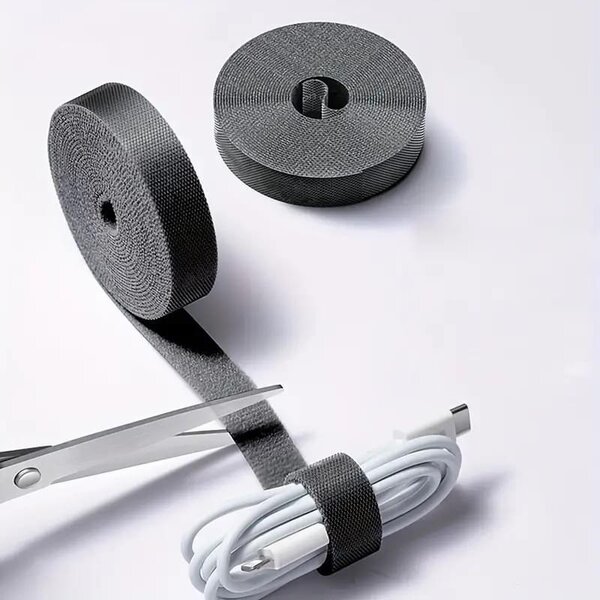 Rouleau organisateur pour câbles 5m