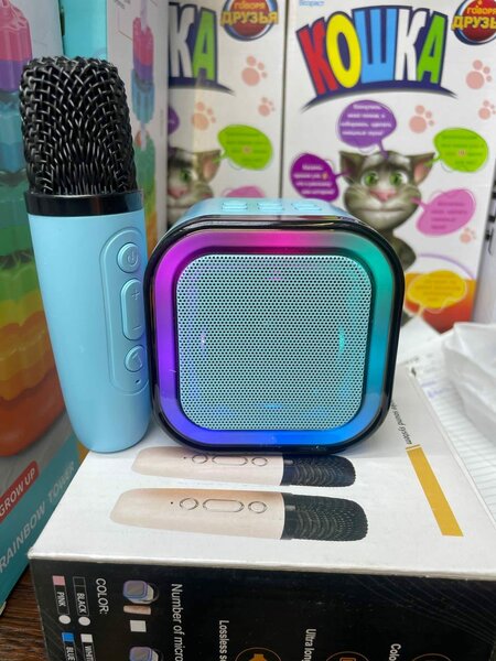 Мини колонки с микрофоном