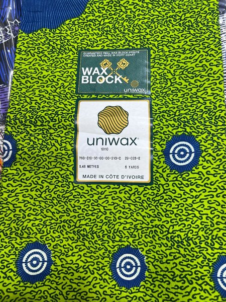 Wax block côte d ivoire