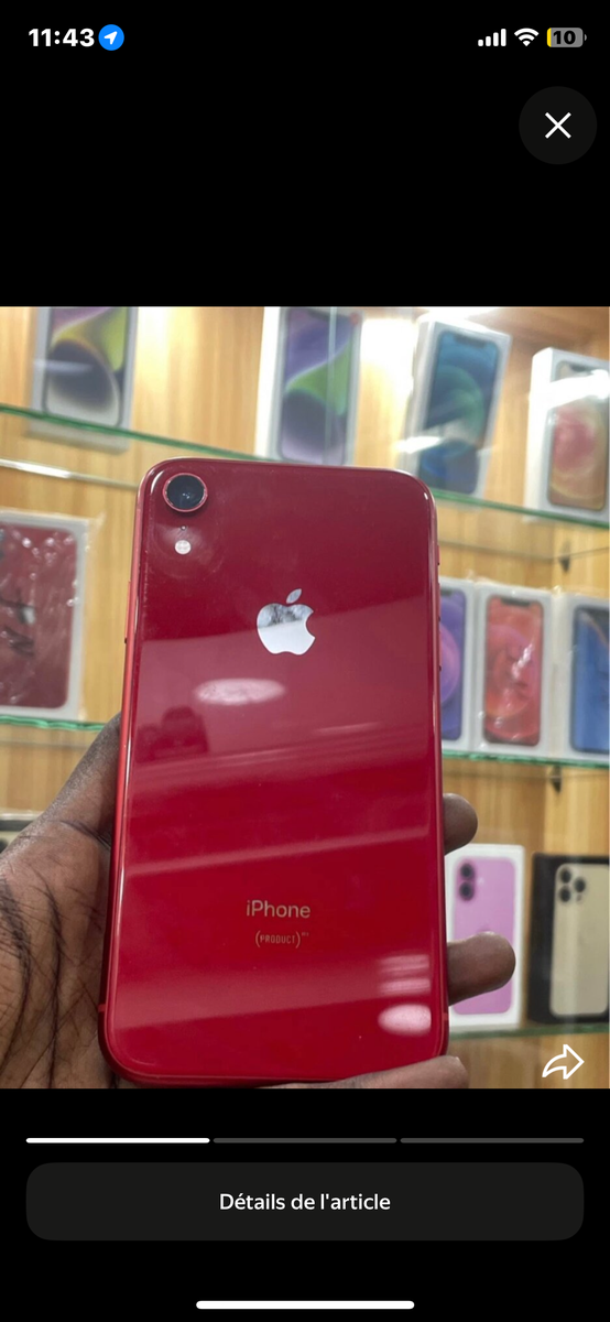 iPhone Rouge 128giga propose