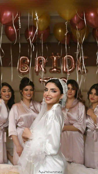 Peignoirs de mariage satinés