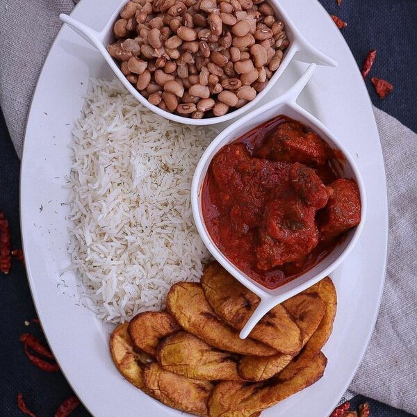 Plat de riz jollof nigérian