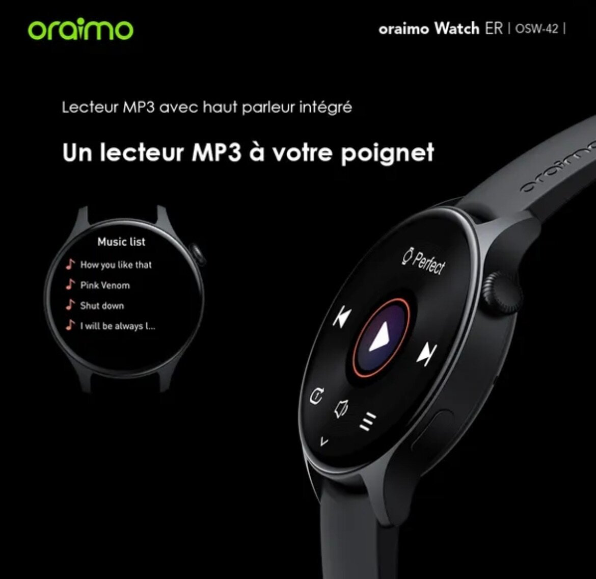 Oraimo Watch ER - Montre Intelligente