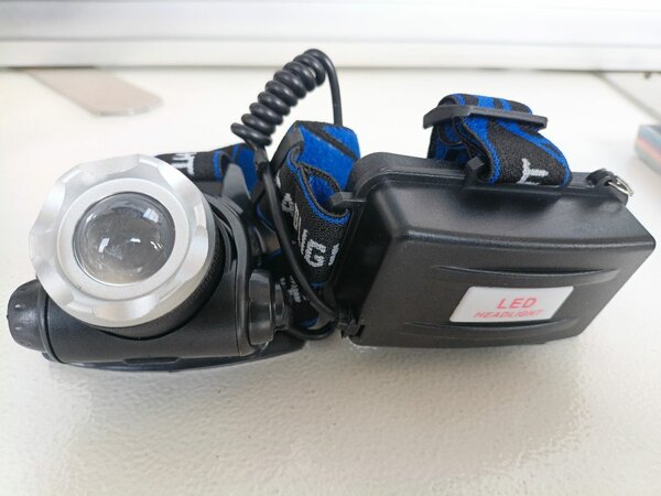 Lampe frontale LED rechargeable