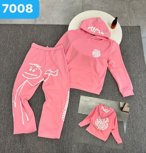 Ensemble survêtement rose enfant