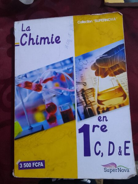 Livre de Chimie pour 1re
