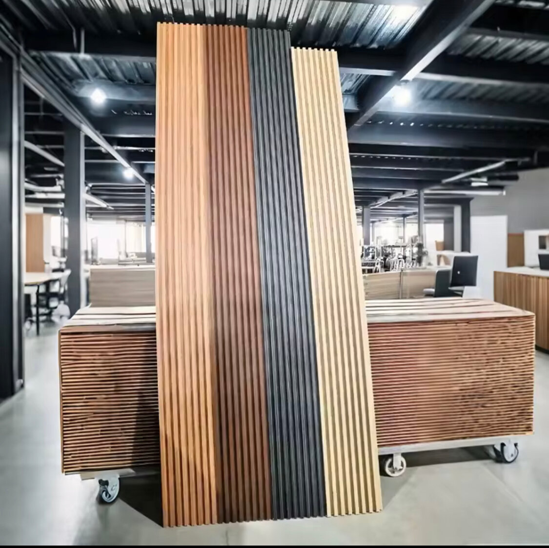 Panneaux muraux décoratifs intérieurs en bois