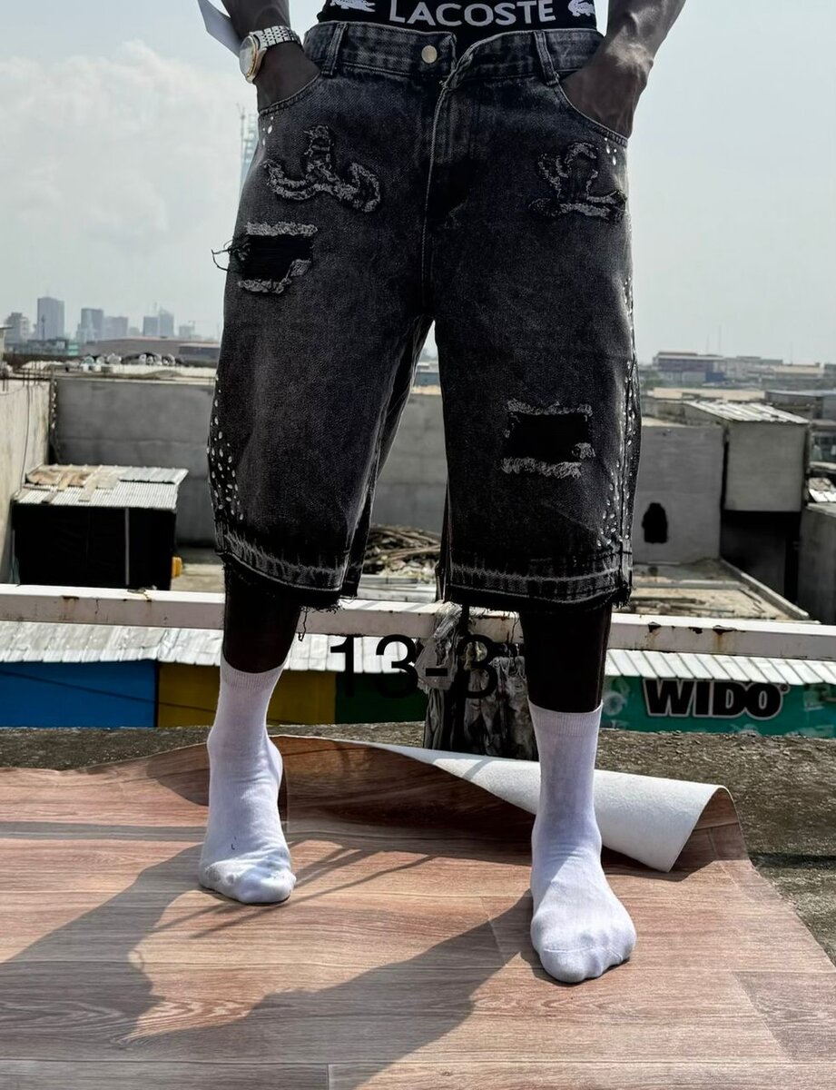 Shorts décontractés croix pour homme