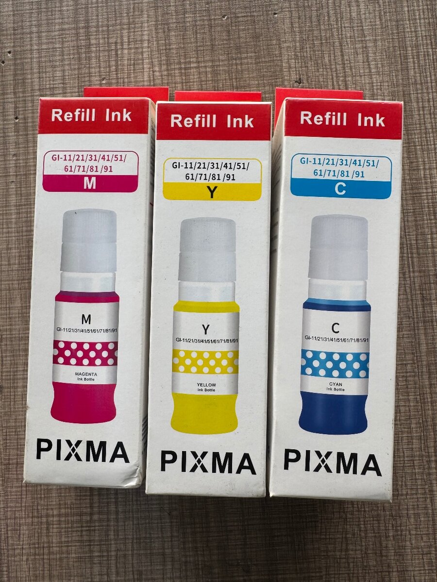 Encres de Recharge PIXMA