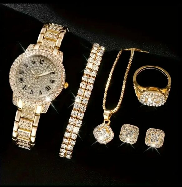 Set de Bijoux Élégant en Strass