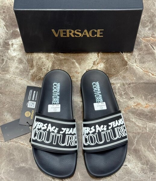 Tongs Versace Noir Homme