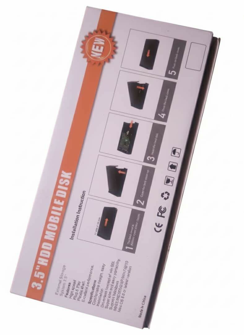 Boîtier Externe 3.5" HDD USB 2.0