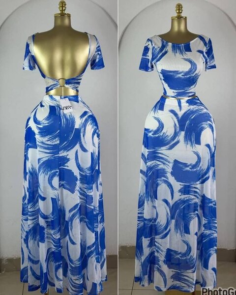 Robe Maxi dos Nu Élégante