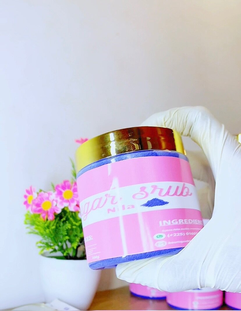 Gommage Sucre Exfoliant Bleu