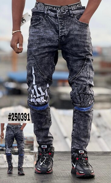 Jeans décontractés vintage homme