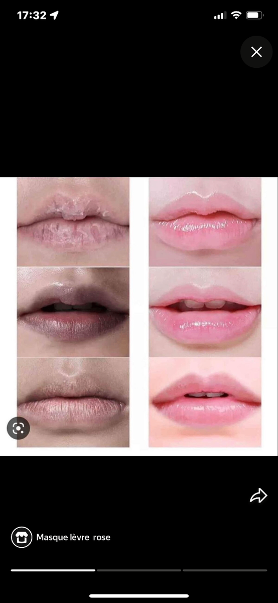 Produit de lèvres rose