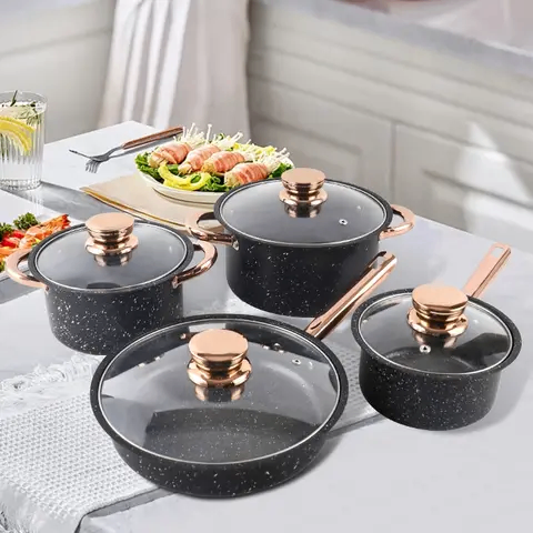 8pieces nonstick cookware