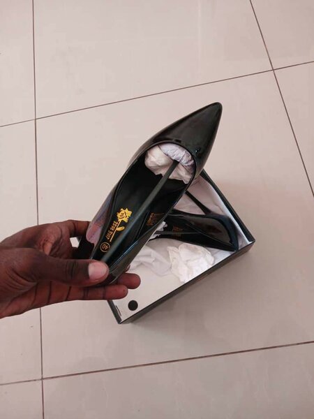 Red bottom stiletto heels