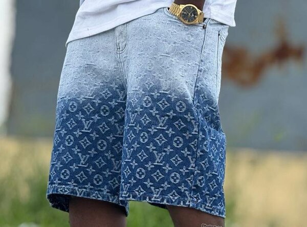 Shorts en jean dégradé tendance