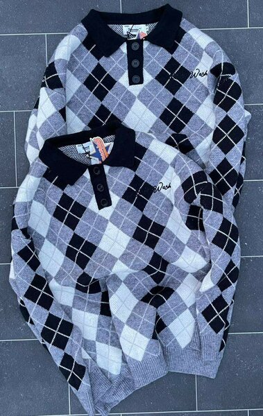 Pulls à carreaux pour homme