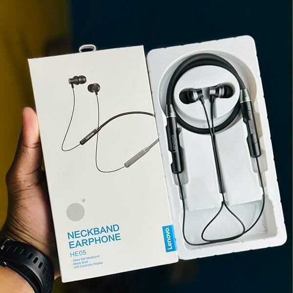 Lenovo Neckband Earphones HE05