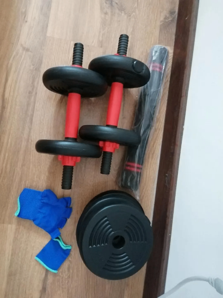 Kit d'haltères réglables