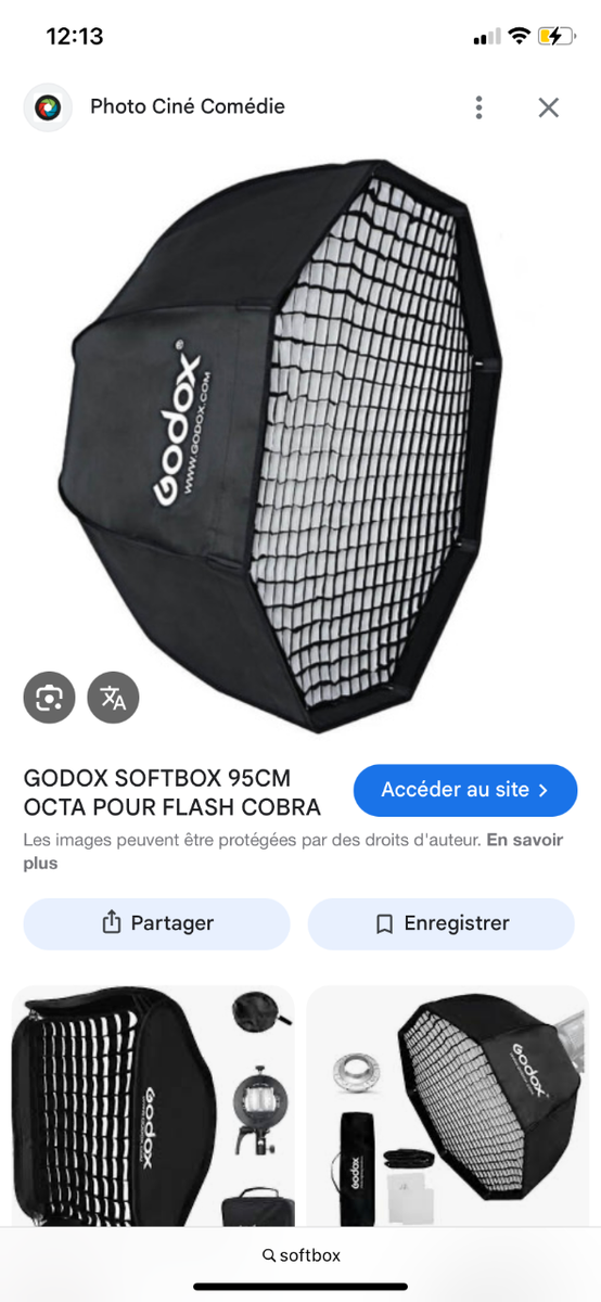 Softbox Godox 95cm Octa