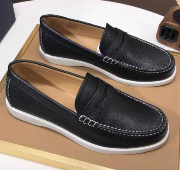 Moccasins élégants en cuir