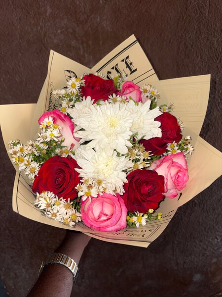 Bouquet de fleurs fraîches