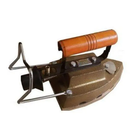 GAS Metal Gas Dry Iron - Large Size - Silver