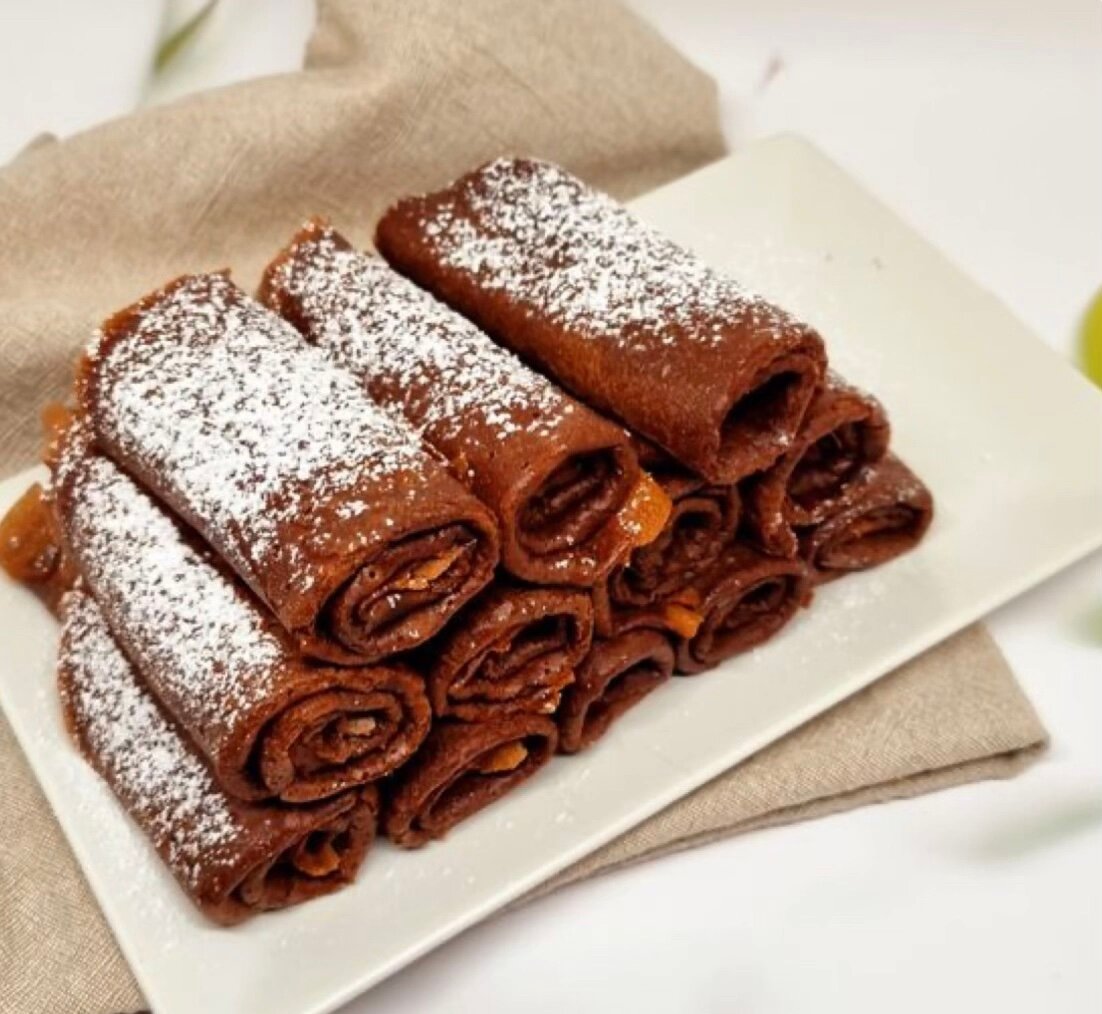Délicieux crêpes chocolat