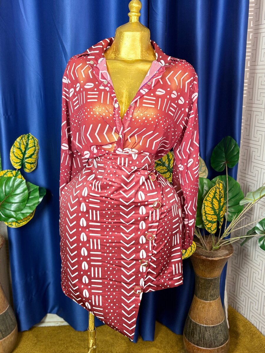 Robe chemise bohème chic