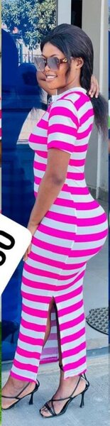 Women's Lightweight Striped Dress