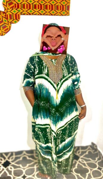 Robe 100% coton colorée