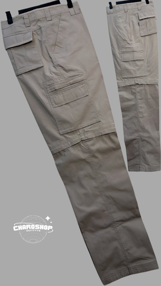 Pantalons cargo+short robustes