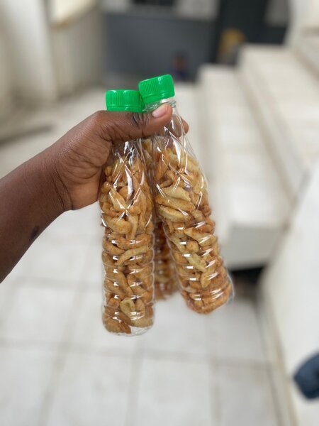 Pâtisseries croquantes en bouteille