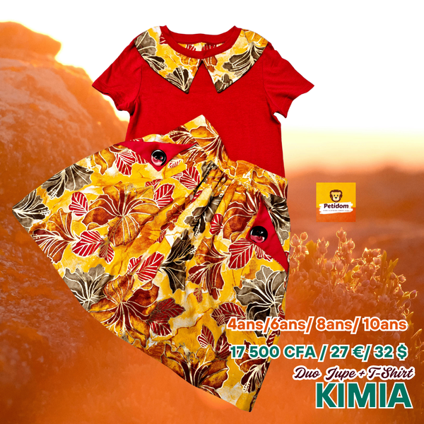 Ensemble Fille Jupe et T-Shirt