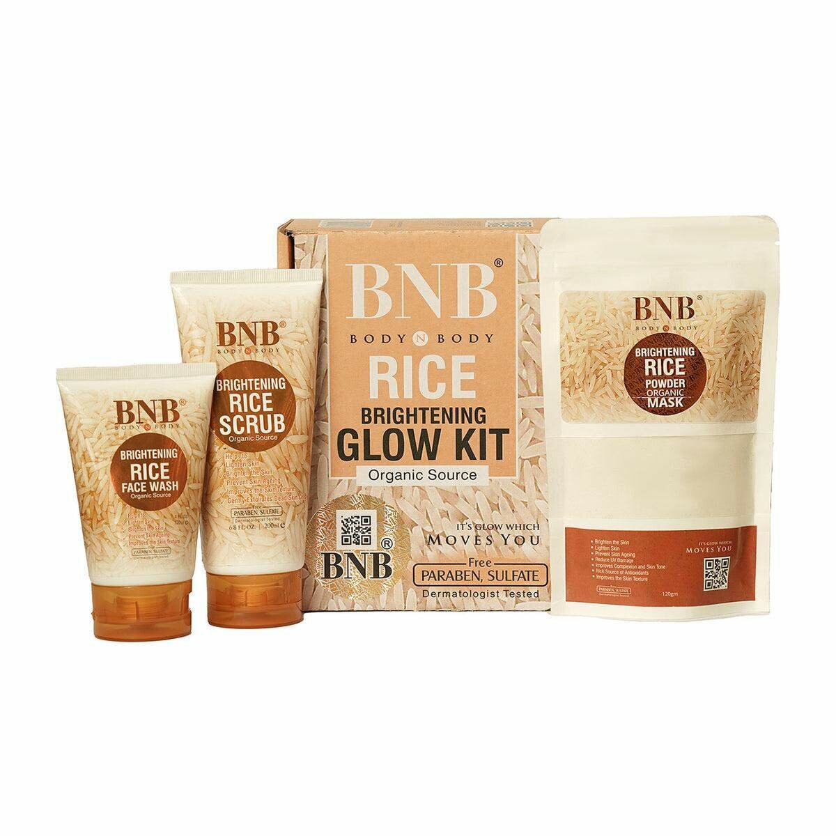 Rice Whiteing and glowing kit
