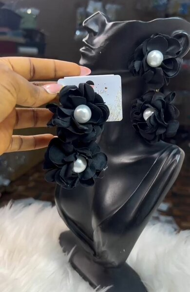 Boucles d'oreilles florales élégantes