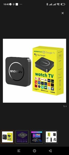 Box TV Android 11.0 4K UHD