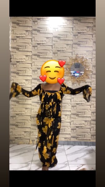 Robe bohème à fleurs