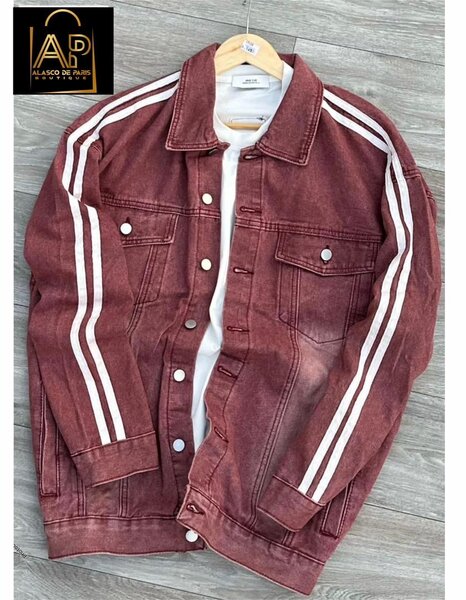 Veste en jean style sport