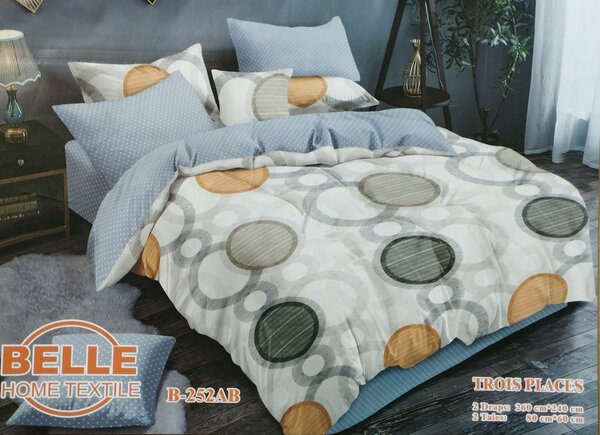 Parure de lit moderne 3 pièces